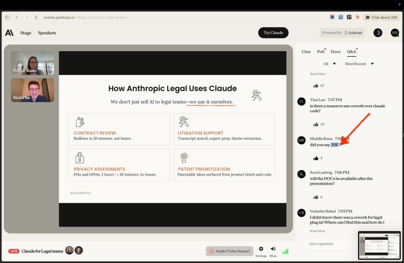 Actors - ARR - Anthropic Webinar is all about grabbing Attention...but are we paying attention to the real question?