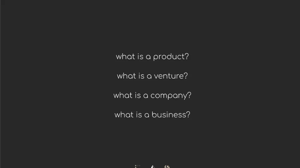 What is a product? And, when does product become a business? This question came up in Athens ��